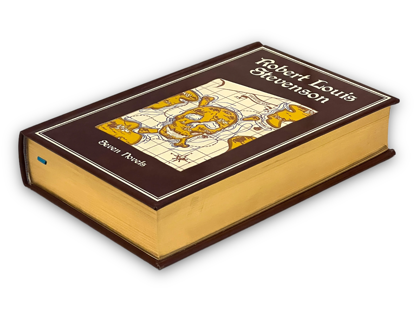 Robert Louis Stevenson Seven Novels: Treasure Island + 6 more - Collectible Leather Bound Hardcover Classics