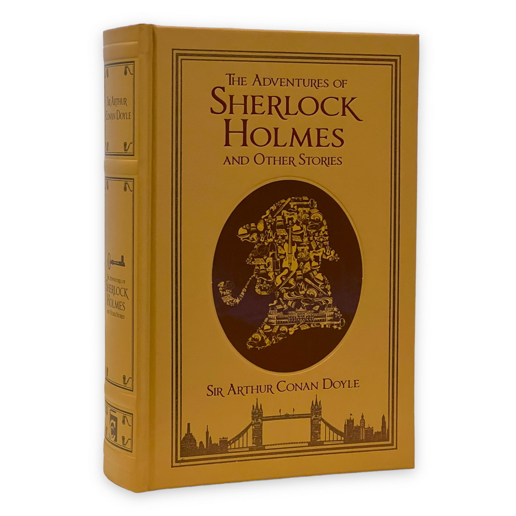 The Adventures of Sherlock Holmes and Other Stories by Conan Doyle - Collectible Leather Bound Hardcover