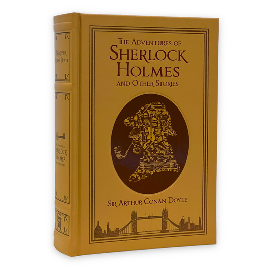 The Adventures of Sherlock Holmes and Other Stories by Conan Doyle - Collectible Deluxe Edition - Leather Bound Hardcover - Best Seller - Classic Book