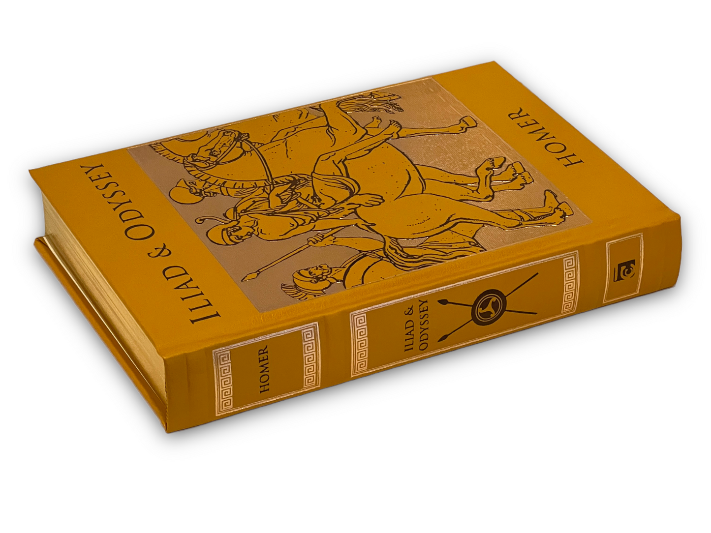 ILIAD and ODYSSEY by HOMER translated by Samuel Butler - Collectible Deluxe Edition - Leather Bound Hardcover - Best Seller - Classic Book