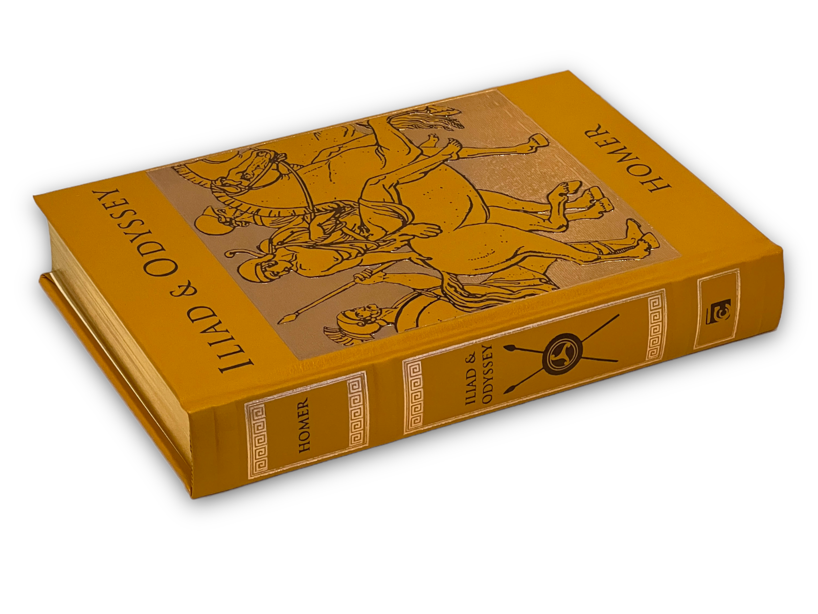 Iliad & Odyssey by Homer translated by Samuel Butler - Collectible Leather Bound Hardcover